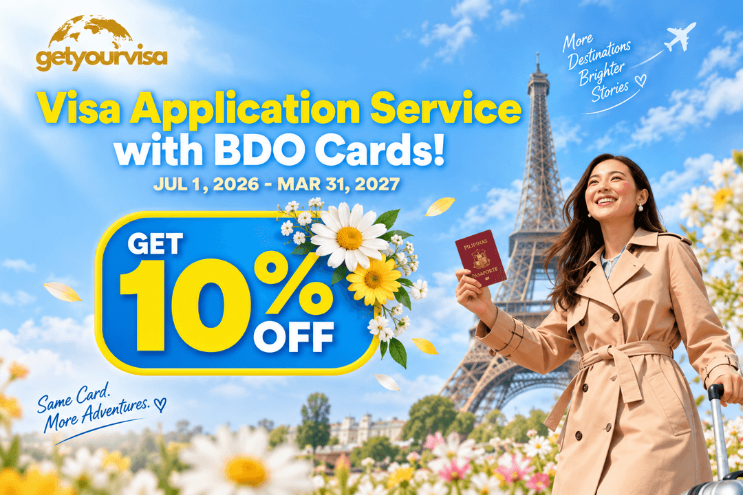 10% OFF on GetYourVisa